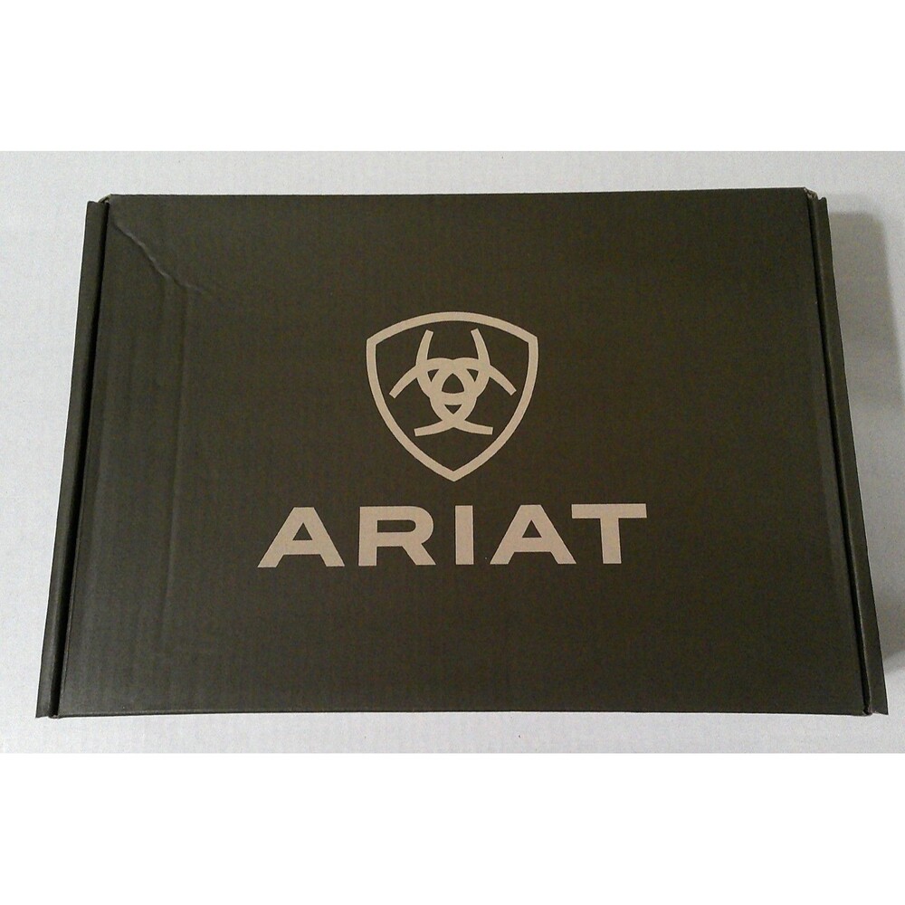 New NWT NIB Boots Womens 5.5 Ariat Round Up Western Metallic Copper Blanket Embo - Picture 9 of 9